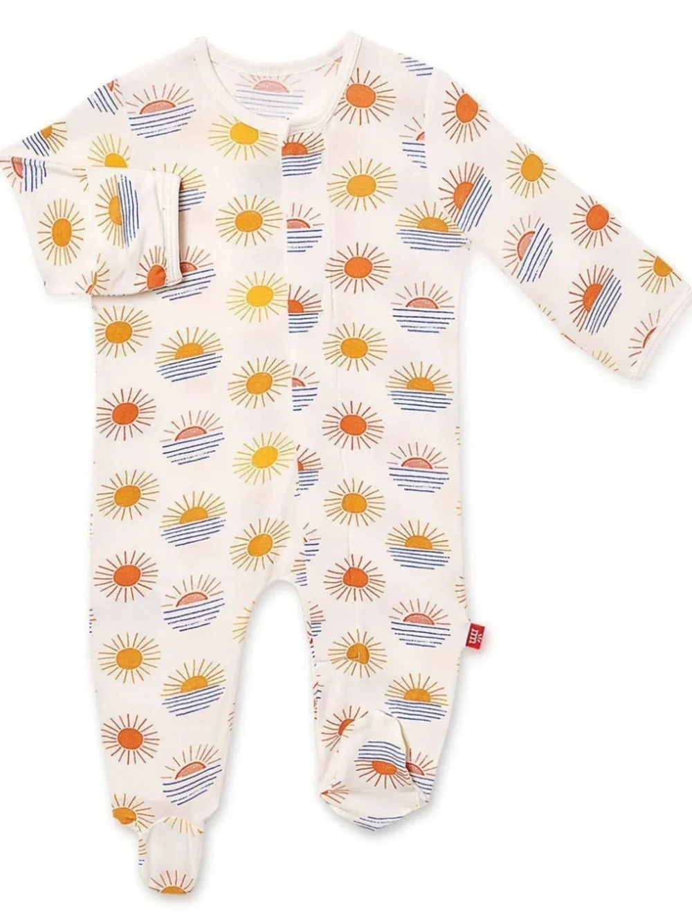 Magnetic Me Sol Mates Sunshine Modal Magnetic Footie Sleeper 0 3 Months Unisex